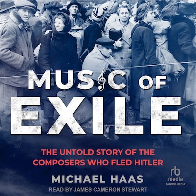 Music of Exile – omslag til lydbogen af Michael Haas