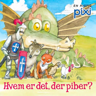 Hvem er det, der piber? – omslag til lydbogen af Jan Mogensen