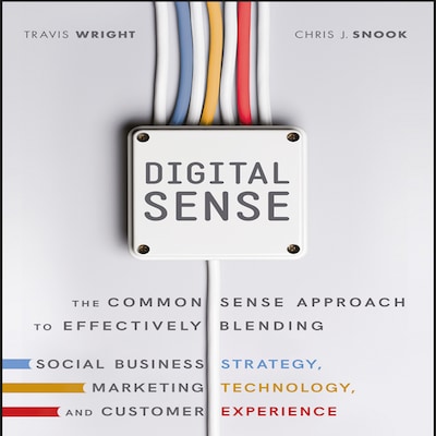 Digital Sense – omslag til lydbogen af Chris J. Snook, Travis Wright