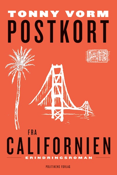 Postkort fra Californien – omslag til lydbogen af Tonny Vorm