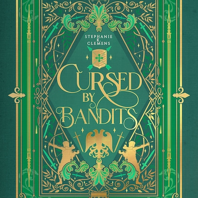 Cursed by Bandits – omslag til lydbogen af Stephanie K. Clemens