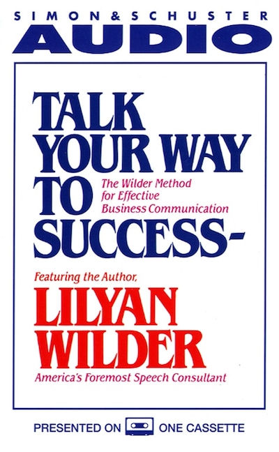 Talk Your Way to Success – omslag van het luisterboek van Lilyan Wilder
