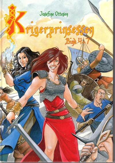 Krigerprinsessen - Samlebind 2 bind 4-7 – omslag til lydbogen af Josefine Ottesen