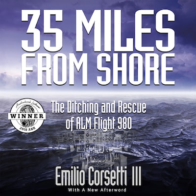 35 Miles From Shore – omslag til lydbogen af Emilio Corsetti III