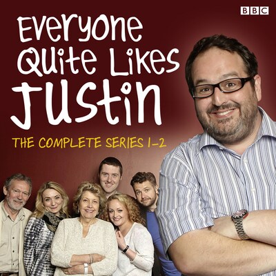 Everyone Quite Likes Justin – omslag til lydbogen af Jim Poyser, Justin Moorhouse