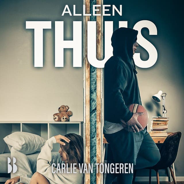 Alleen thuis – omslag van het luisterboek van Carlie Van Tongeren