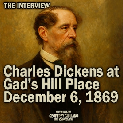 Charles Dickens at Gad's Hill Place December 6, 1869 – omslag til lydbogen af Geoffrey Giuliano