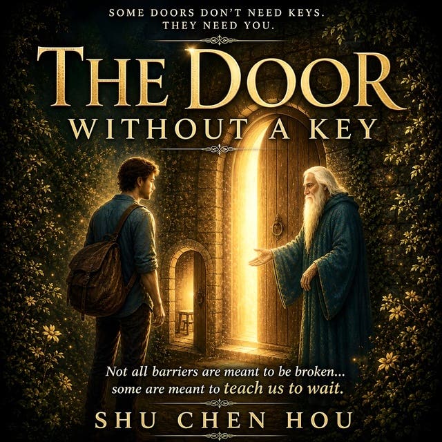 The Door Without a Key: A Quiet Story About Patience, Trust, and the Wisdom of Waiting – omslag til lydbogen af Shu Chen Hou
