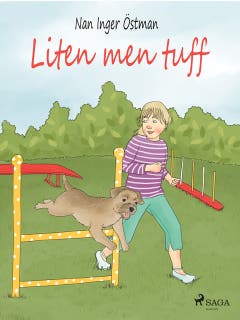 Liten men tuff – omslag till ljudboken av Nan Inger Östman