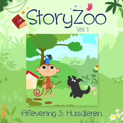 Huisdieren – omslag van het luisterboek van StoryZoo