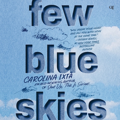 Few Blue Skies – omslag til lydbogen af Carolina Ixta
