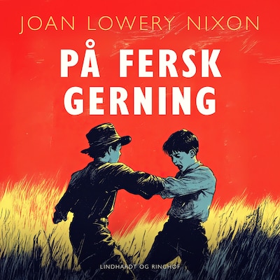 På fersk gerning – omslag til lydbogen af Joan Lowery Nixon