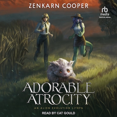 Adorable Atrocity – omslag til lydbogen af Zenkarn Cooper