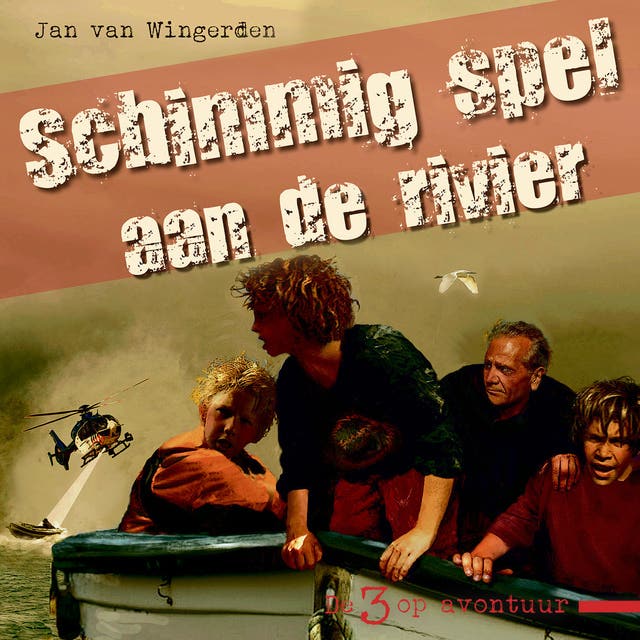 Schimmig spel aan de rivier – omslag van het luisterboek van Jan van Wingerden