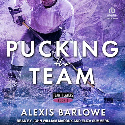 Pucking the Team – omslag til lydbogen af Alexis Barlowe