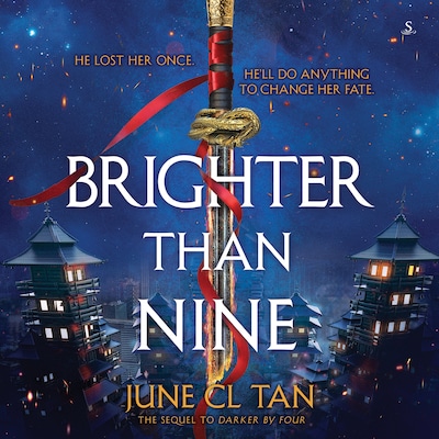 Brighter Than Nine – omslag til lydbogen af June CL Tan