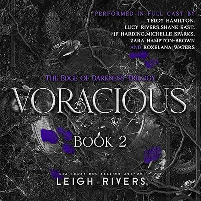Voracious: The Edge of Darkness, Book 2 – okładka audiobooka, autor Leigh Rivers