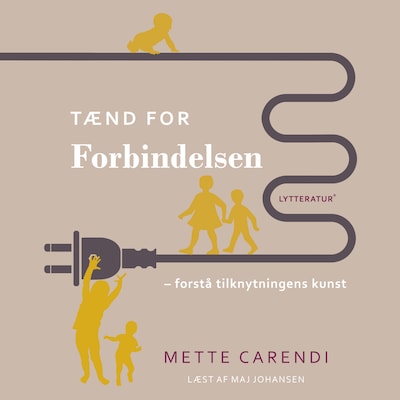 Tænd for forbindelsen – omslag til lydbogen af Mette Carendi