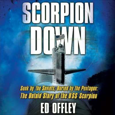 Scorpion Down – omslag til lydbogen af Ed Offley
