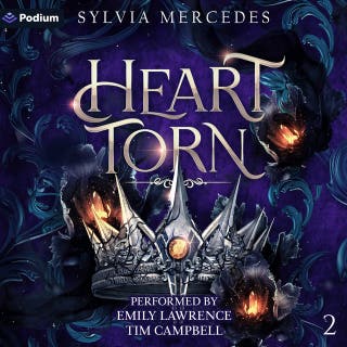 HeartTorn: WarBride, Book 2 – omslag till ljudboken av Sylvia Mercedes