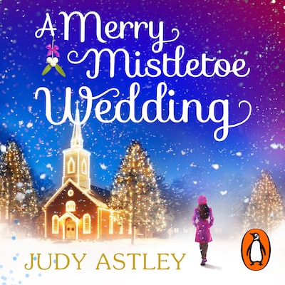 A Merry Mistletoe Wedding – omslag til lydbogen af Judy Astley
