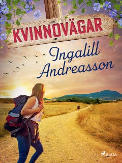 Kvinnovägar – omslag till ljudboken av Ingalill Andreasson