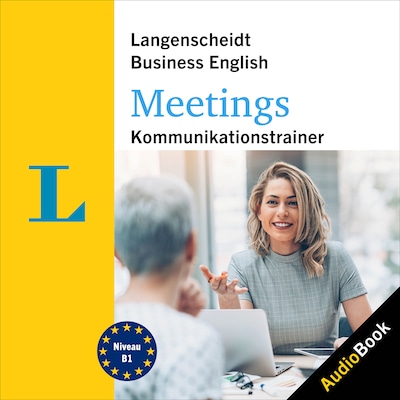 Langenscheidt Business English Meetings – okładka audiobooka, autor Langenscheidt-Redaktion, Eleanor Halsall, Lynn Weston