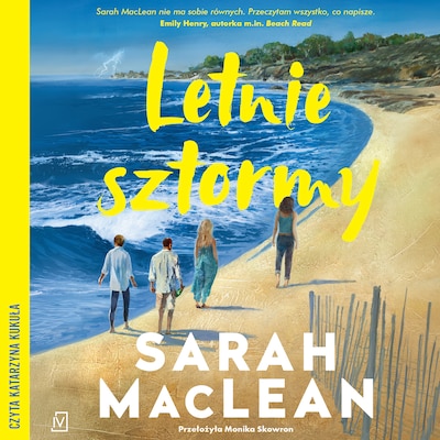 Letnie sztormy – okładka audiobooka, autor Sarah MacLean