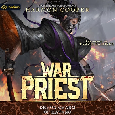 Demon Charm of Katano – omslag til lydbogen af Harmon Cooper