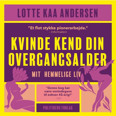 Kvinde kend din overgangsalder – omslag til lydbogen af Lotte Kaa Andersen