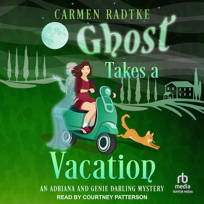 Ghost Takes A Vacation – omslag til lydbogen af Carmen Radtke