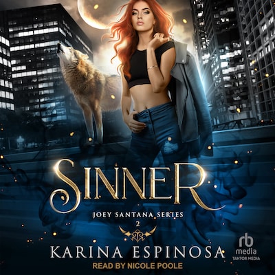 Sinner – omslag til lydbogen af Karina Espinosa