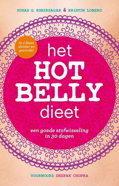 Het Hot Belly Dieet: Een goede stofwisseling in 30 dagen – omslag van het luisterboek van Dr. Suhas Kshirsagar