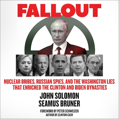 Fallout – omslag til lydbogen af John Solomon, Seamus Bruner