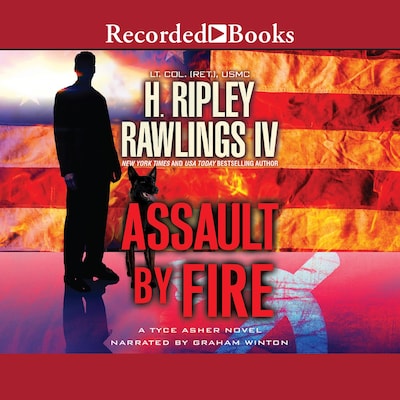 Assault by Fire – omslag til lydbogen af H. Ripley Rawlings