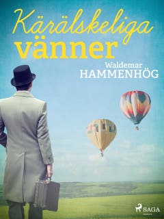 Kärälskeliga vänner – omslag till ljudboken av Waldemar Hammenhög