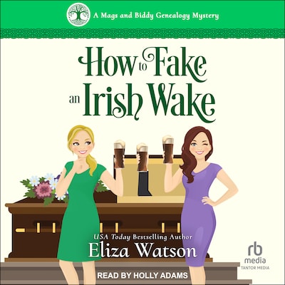 How to Fake an Irish Wake – omslag til lydbogen af Eliza Watson