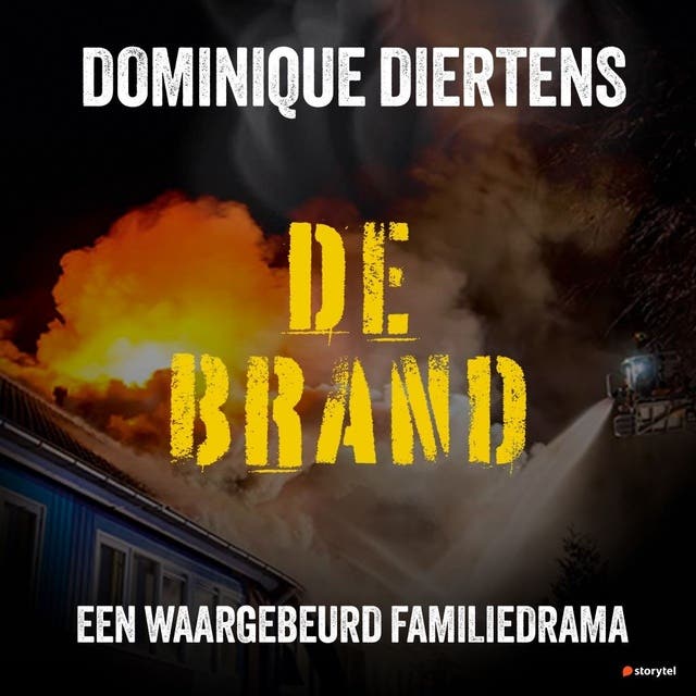 De brand – omslag van het luisterboek van Dominique Diertens