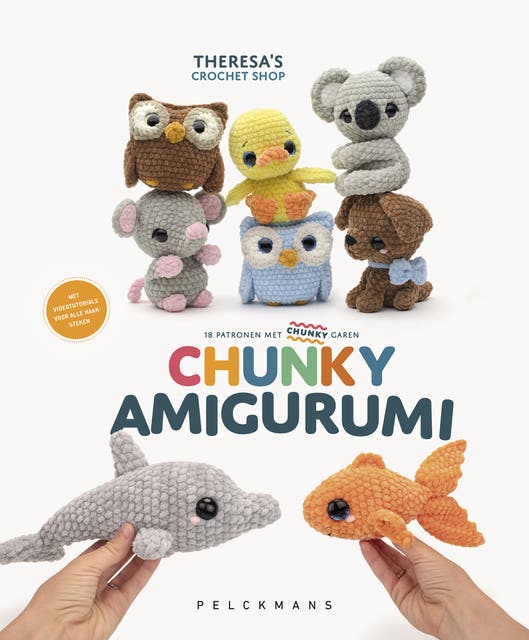 Chunky Amigurumi: 18 patronen met chunky garen – omslag van het luisterboek van Theresa's Crochet Shop