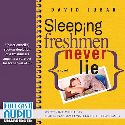 Sleeping Freshmen Never Lie (Unabridged) – omslag til lydbogen af David Lubar