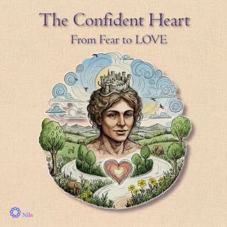 The Confident Heart: From Fear to LOVE – omslag till ljudboken av Nils Klippstein