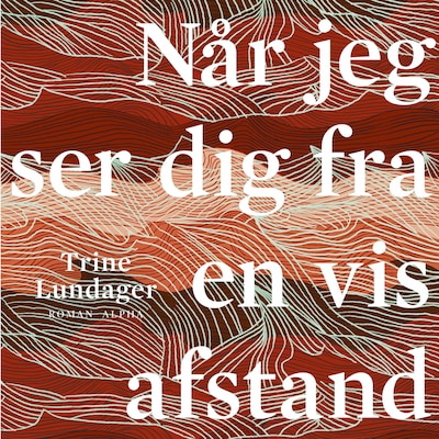 Når jeg ser dig fra en vis afstand – omslag til lydbogen af Trine Lundager
