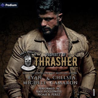 Property of Thrasher: Kings of Anarchy South Carolina, Book 1 – omslag till ljudboken av Chelsea Camaron, Ryan Michele