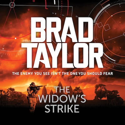The Widow's Strike – omslag til lydbogen af Brad Taylor