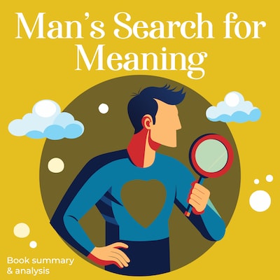 Man's Search for Meaning: Book Summary & Analysis – omslag til lydbogen af Jasper Eastwick