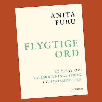 Flygtige ord – omslag til lydbogen af Anita Furu