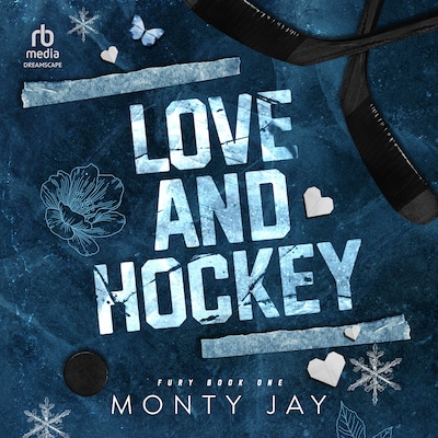 Love & Hockey – omslag til lydbogen af Monty Jay