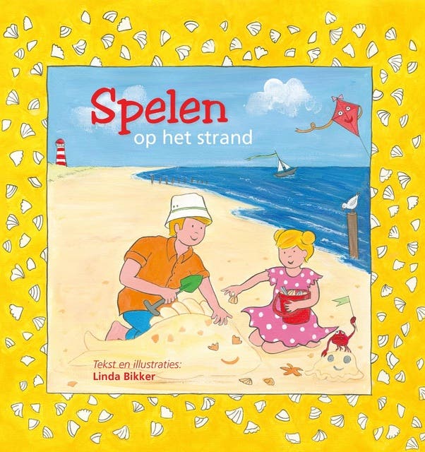Spelen op het strand – omslag van het luisterboek van Linda Bikker