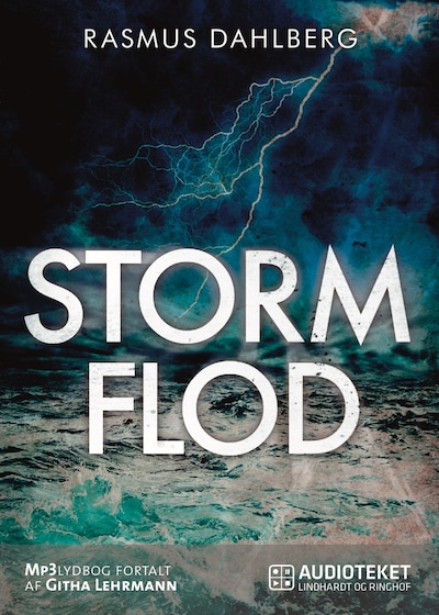 Stormflod – omslag til lydbogen af Rasmus Dahlberg