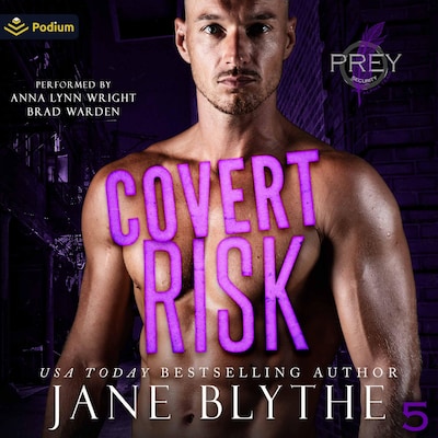 Covert Risk – omslag til lydbogen af Jane Blythe